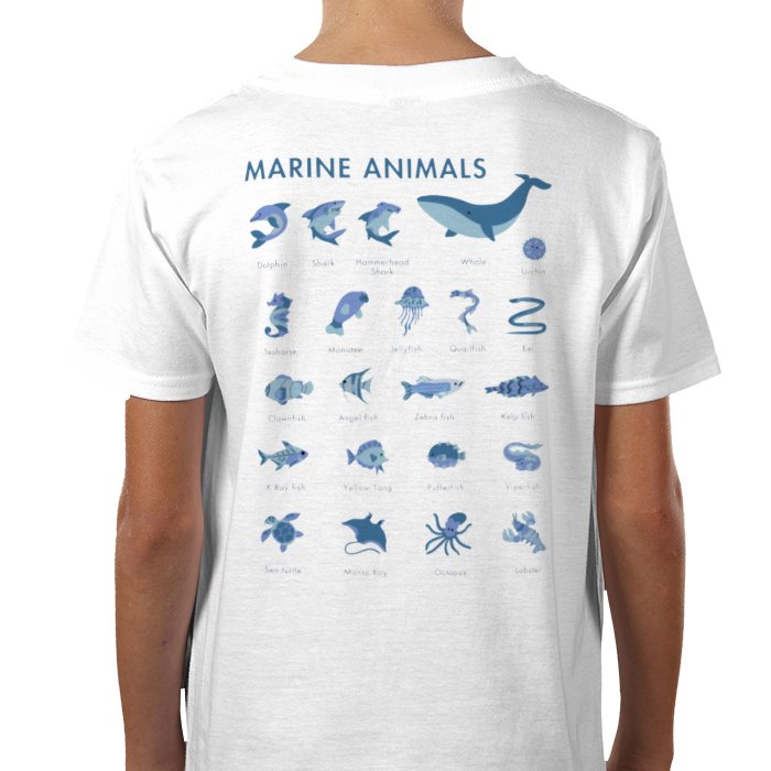 Marine Animals Fact Sheet T-Shirt
